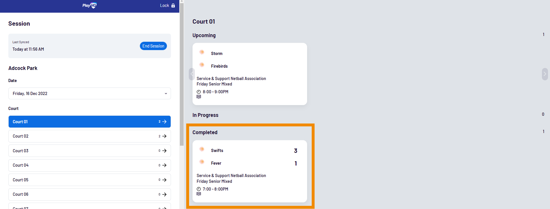 E-scoring – support.netball.com.au